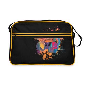 ColorBeatzzz - RAOS Headphones Art Style - Retro Bag - black/gold - Front