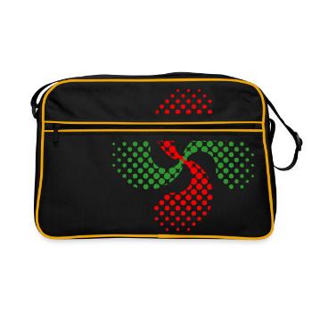 Croix Basque - Sac Retro - noir/or - Devant
