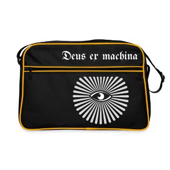 Deus ex machina oeil - Sac Retro - noir/or - Devant