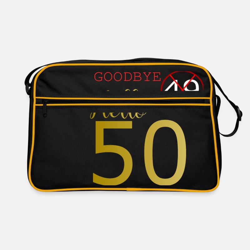 50. Geburtstag Retro Tasche