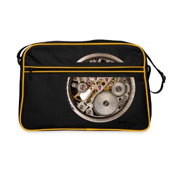 Movement Mechanical Dial Design Shirt - Retro Bag - black/gold - Front