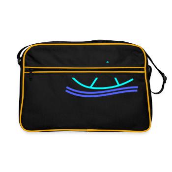 sailing - Retro Bag - black/gold - Front