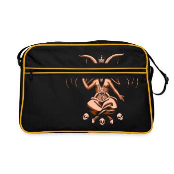 Baphomet - Sac Retro - noir/or - Devant