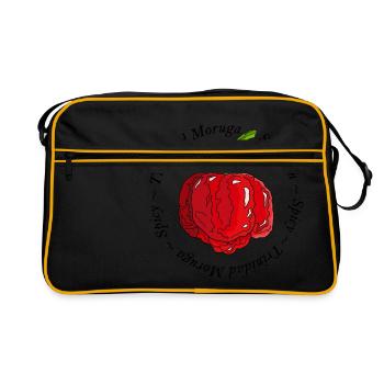 Trinidad Moruga Scorpion Chili Piment Chaud - Sac Retro - noir/or - Devant