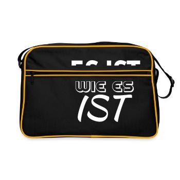 it's the way it is - Retro Bag - black/gold - Front