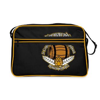 Beer paradise - Retro Bag - black/gold - Front