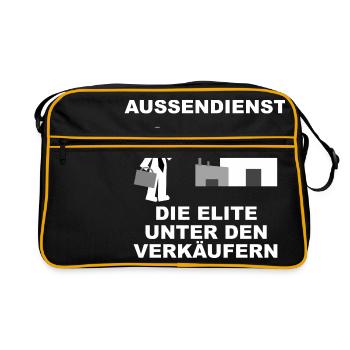 The elite among the sellers - Retro Bag - black/gold - Front