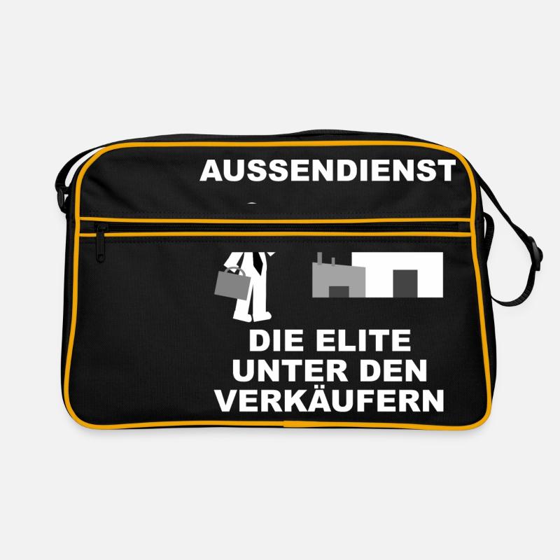 Die Elite unter den Verkäufern - Retro Tasche - Schwarz/Gold