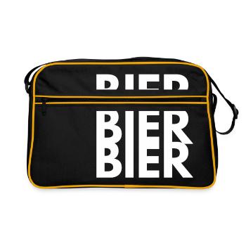Bière Bière - Sac Retro - noir/or - Devant