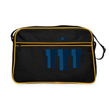 People Society People Together - Retro Bag - black/gold - Front