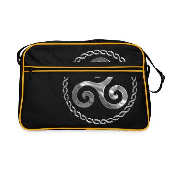 Triskel breizh - Retro Bag - black/gold - Front