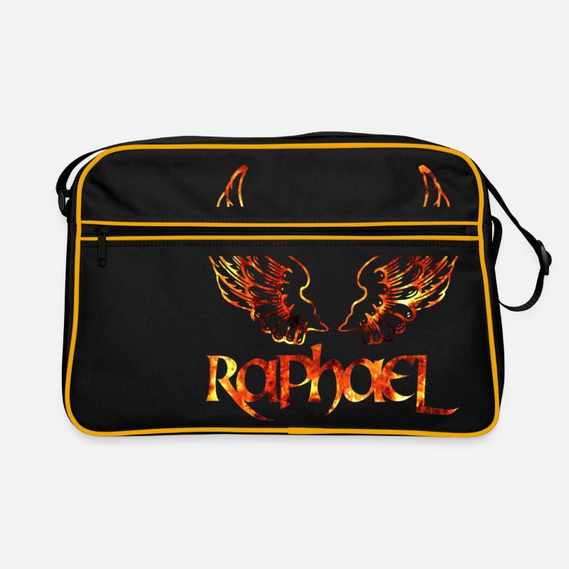 erzengel raphael feuer Retro Tasche