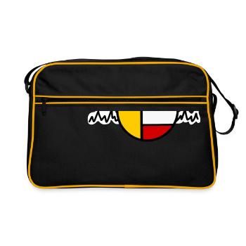 Cœur Hommage à Mirò - Sac Retro - noir/or - Devant