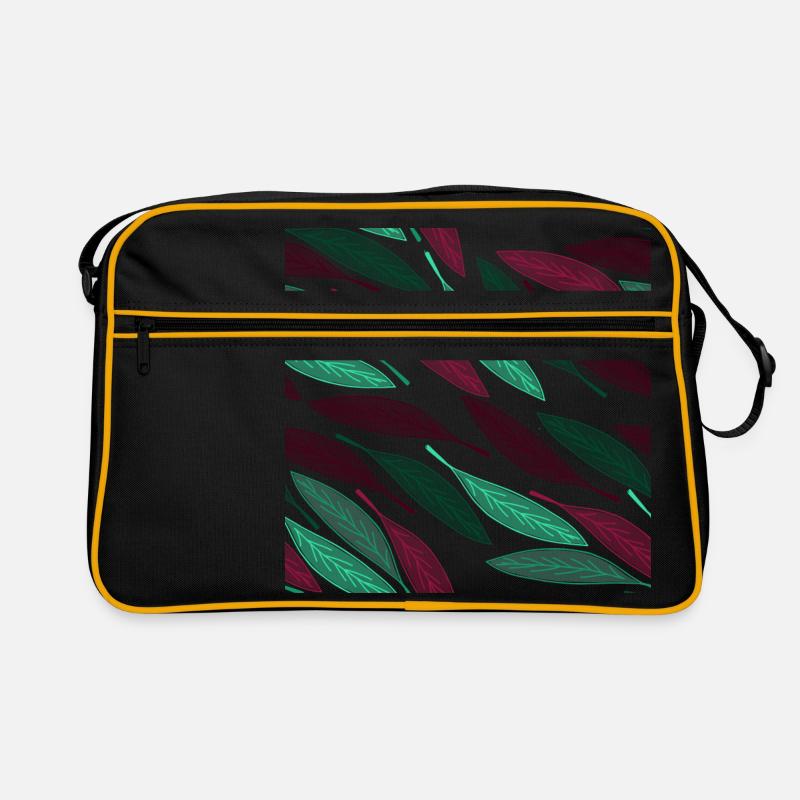 Herbst fallende Blätter Retro Tasche