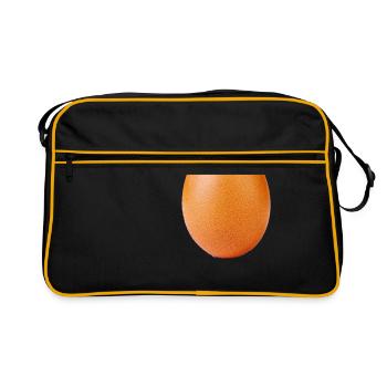 oeuf - Sac Retro - noir/or - Devant