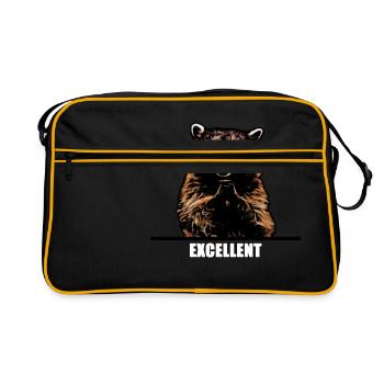 Raccoon mal - Sac Retro - noir/or - Devant