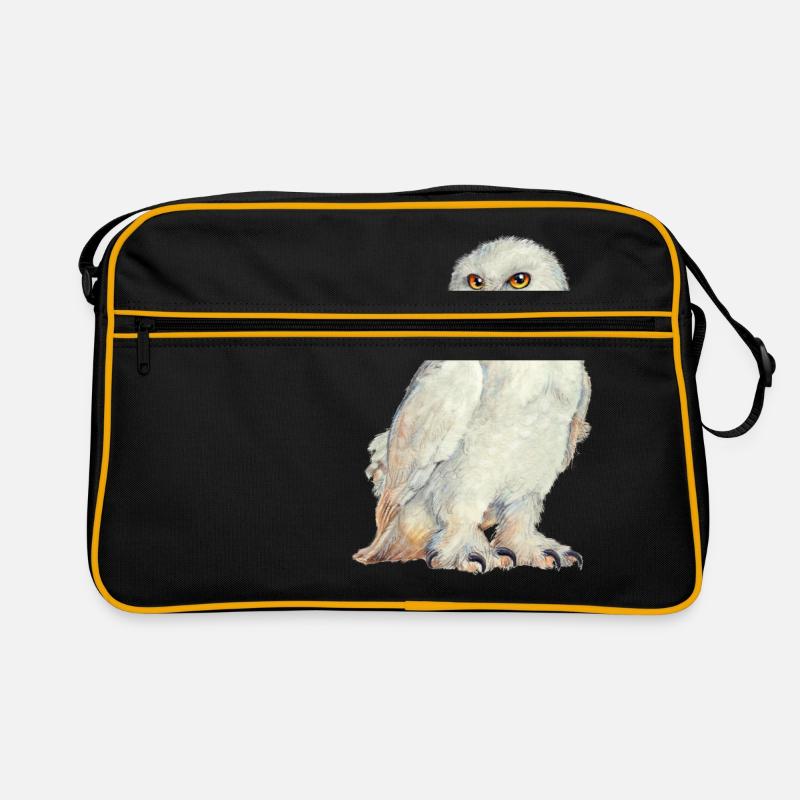 Snowowl - Retro Tasche - Schwarz/Gold