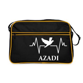 AZADI - Sac Retro - noir/or - Devant