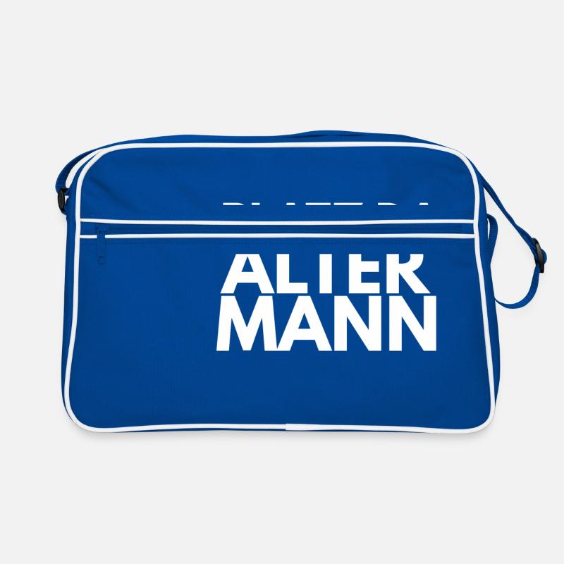 PLATZ DA ALTER MANN Retro Tasche