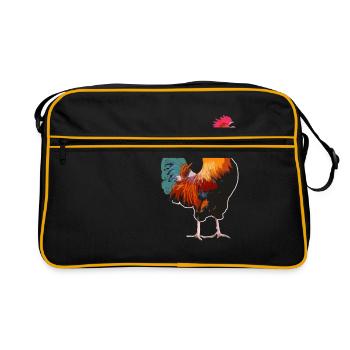 Coq - Sac Retro - noir/or - Devant