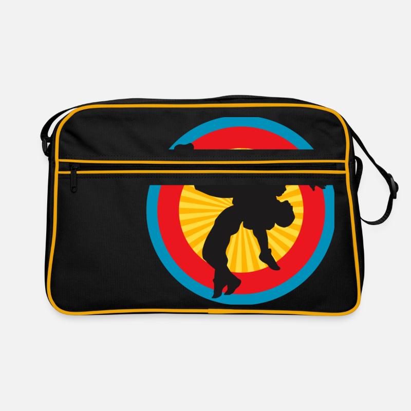 Ringer - Retro Tasche - Schwarz/Gold