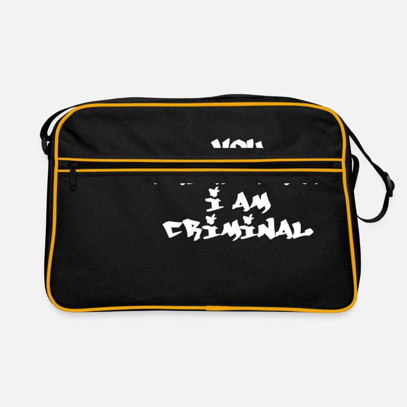 Graffiti Criminal Retro Tasche