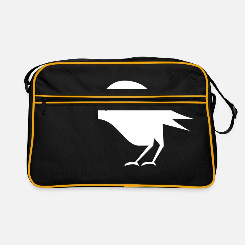 Vogel Abbildung Retro Tasche