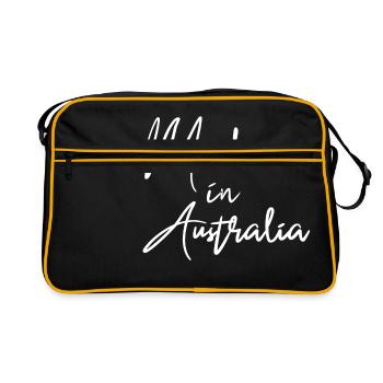 En Australie - Sac Retro - noir/or - Devant