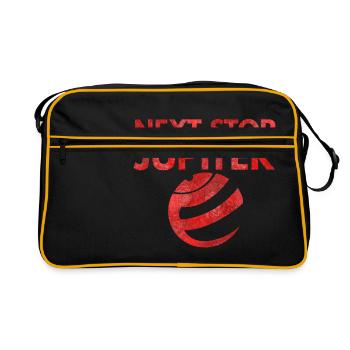 Next stop Jupiter - Retro Bag - black/gold - Front