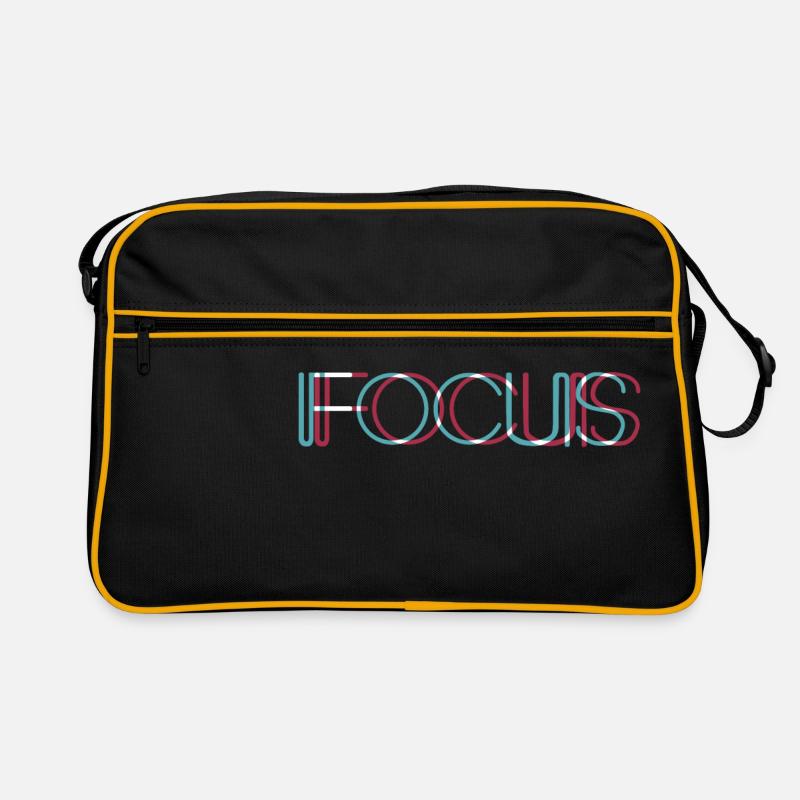 Focus Trippy Design Retro Tasche