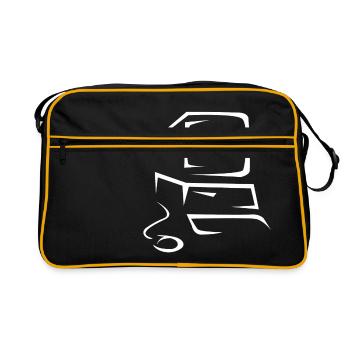 Old computer - Retro Bag - black/gold - Front