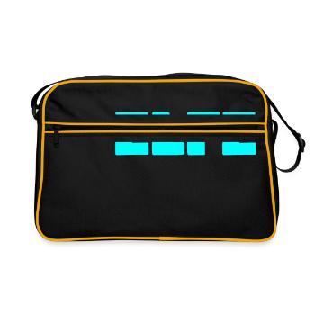 Elfe - Retro Tasche - Schwarz/Gold - Vorne