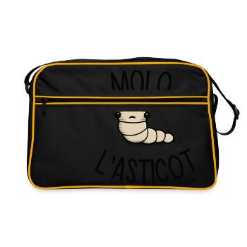 Molo l'asticot - Sac Retro - noir/or - Devant