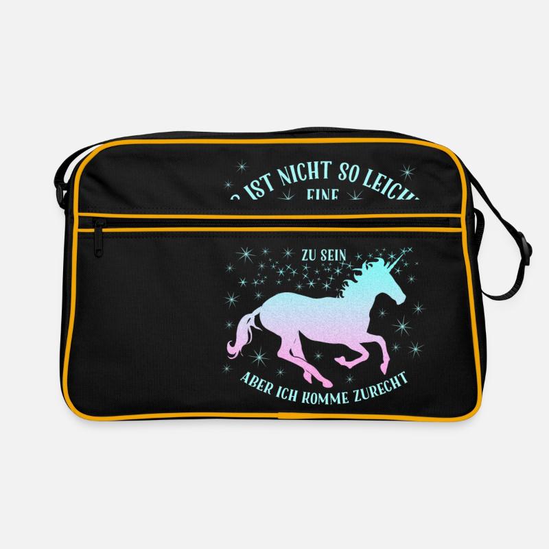 Einhorn Super-Mama Retro Tasche