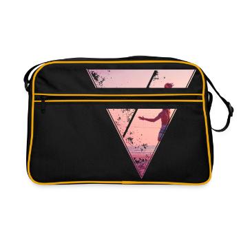beach volley - Retro Bag - black/gold - Front