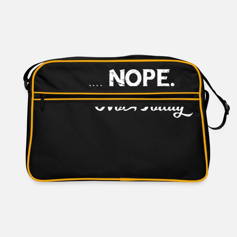 Nan. Pas aujourd'hui plein de sarcasmes design de Sac Retro