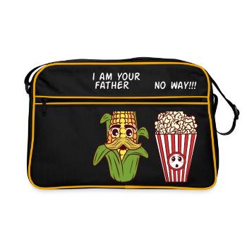 Vegan Farm Vegetable Yellow Cooking Collection - Retro Bag - black/gold - Front