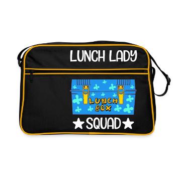 Food Package Meal Cook Cuisine Dish Apparel Title - Retro Bag - black/gold - Front