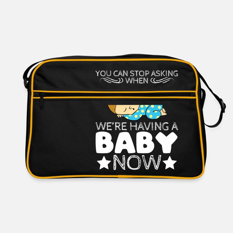 Elternschaft Mutterschaft Elternschaft Schwangerschaft Tee Retro Tasche