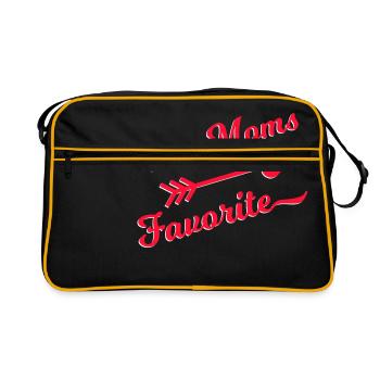 Chemise de fête des mères heureuse pour les - Sac Retro - noir/or - Devant