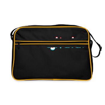 Chemise humoristique adulte drôle vagin pour les - Sac Retro - noir/or - Devant