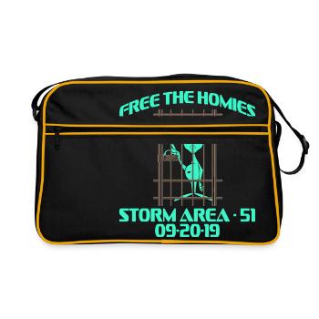 Free The Homies Storm Area 51 20/09/2019 T-shirt - Sac Retro - noir/or - Devant