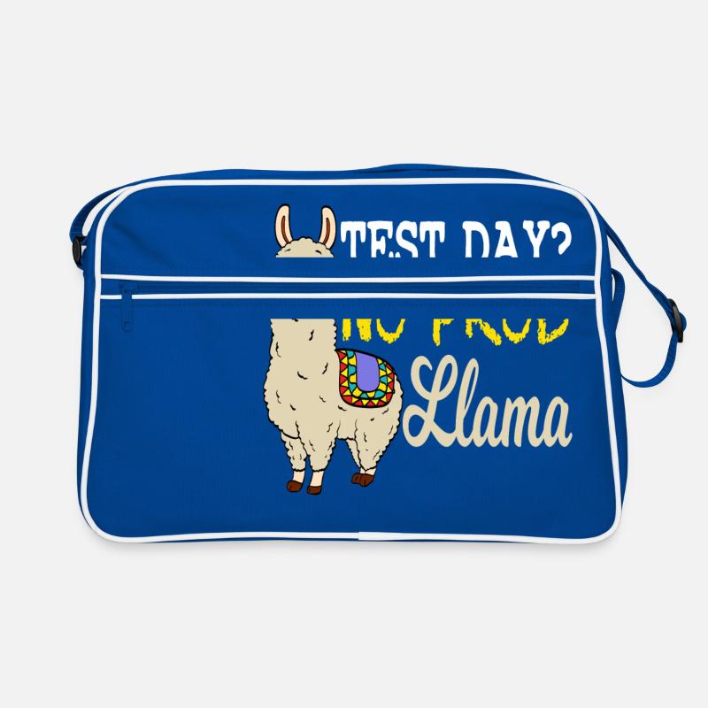 Testtag? Kein prob Lama Shirt mit einem süßen Retro Tasche