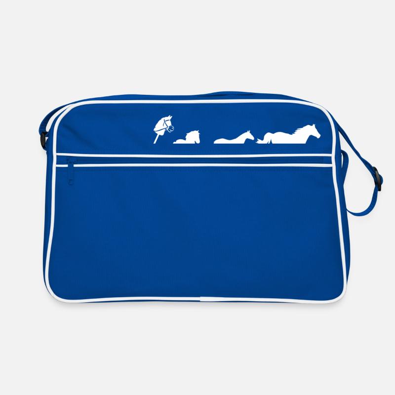 Das Leben ist besser mit Pferden Evolution Horsing Retro Tasche