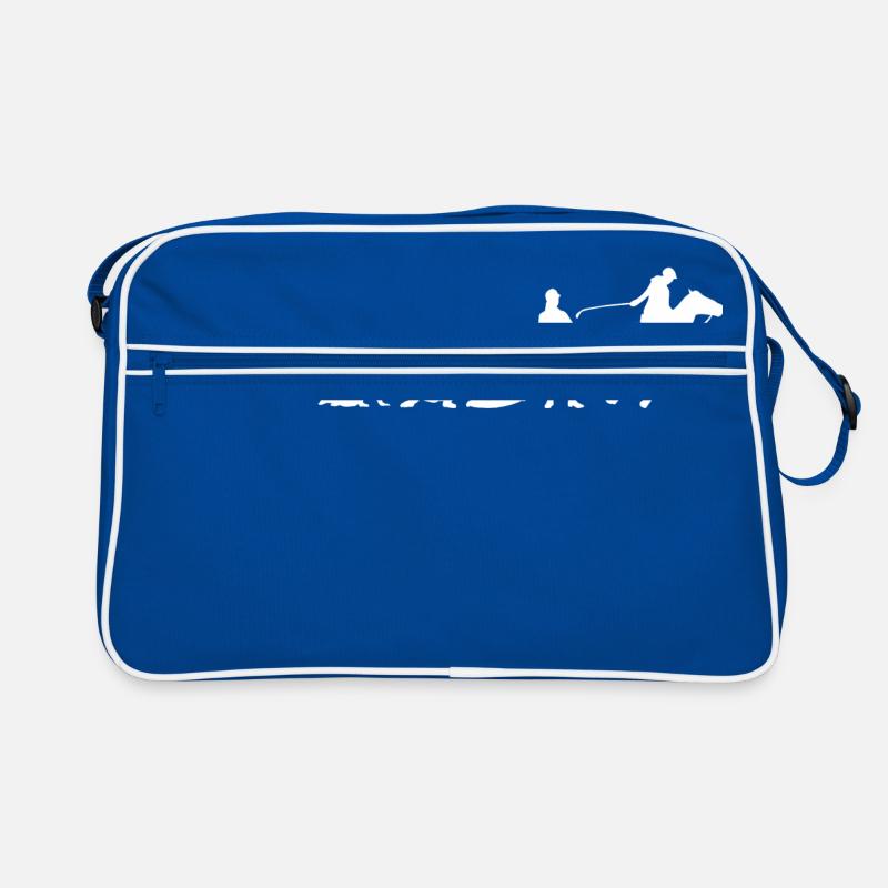 Evolution Das Leben ist besser mit Pferdedesign Retro Tasche