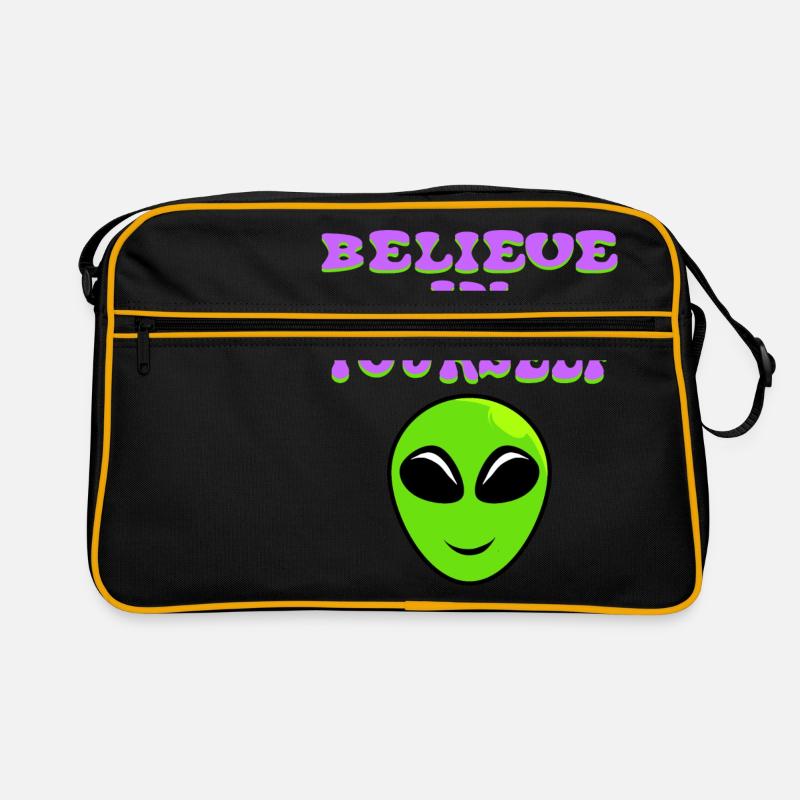 Croyez en vous-même Conception de T-shirt de Sac Retro