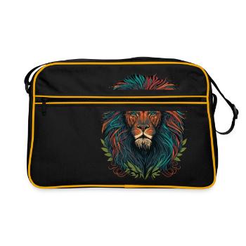 La crinière du lion - Sac Retro - noir/or - Devant