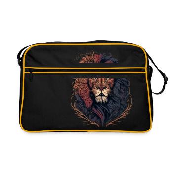 Dark Lion - Retro Bag - black/gold - Front