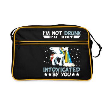 Magical Mythical Clouds Drunkard Beer Rainbow Top - Sac Retro - noir/or - Devant