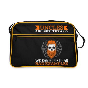 Papa uncle papa uncle relatively totally useless - Sac Retro - noir/or - Devant